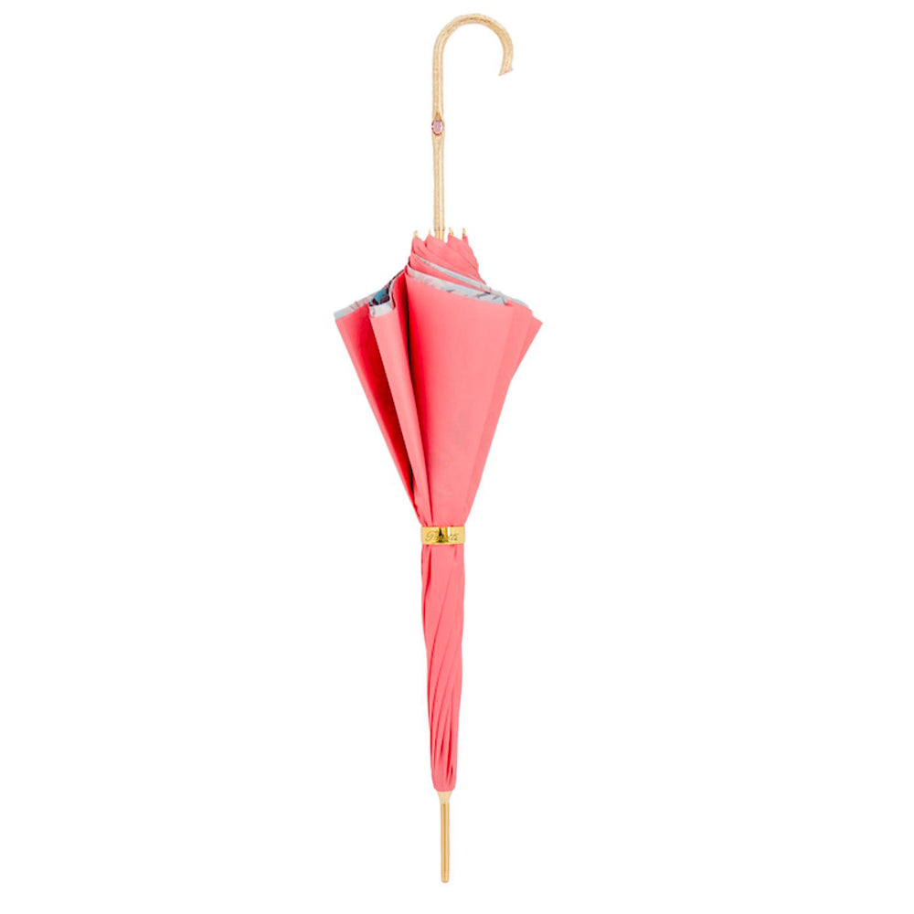 Umbrella PINK WITH FLOWER by Pasotti 02