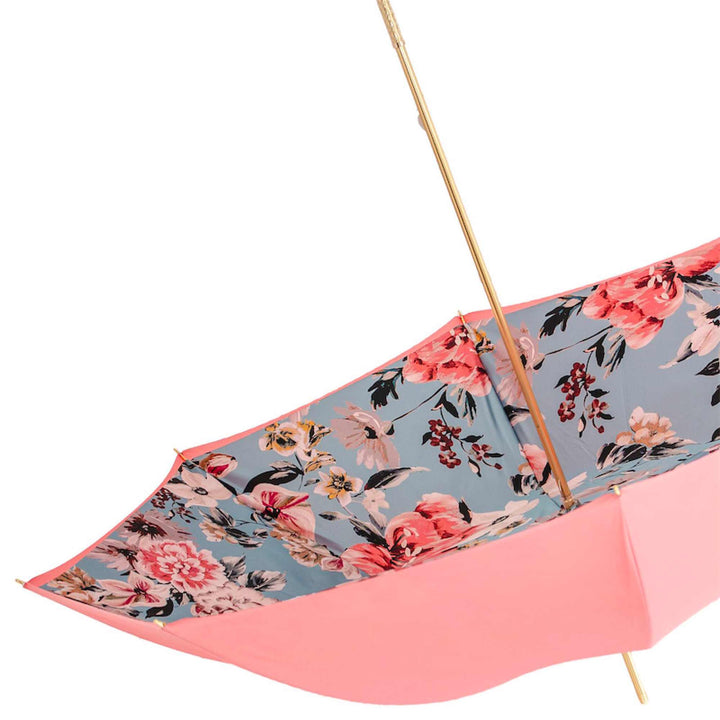 Umbrella PINK WITH FLOWER by Pasotti 06