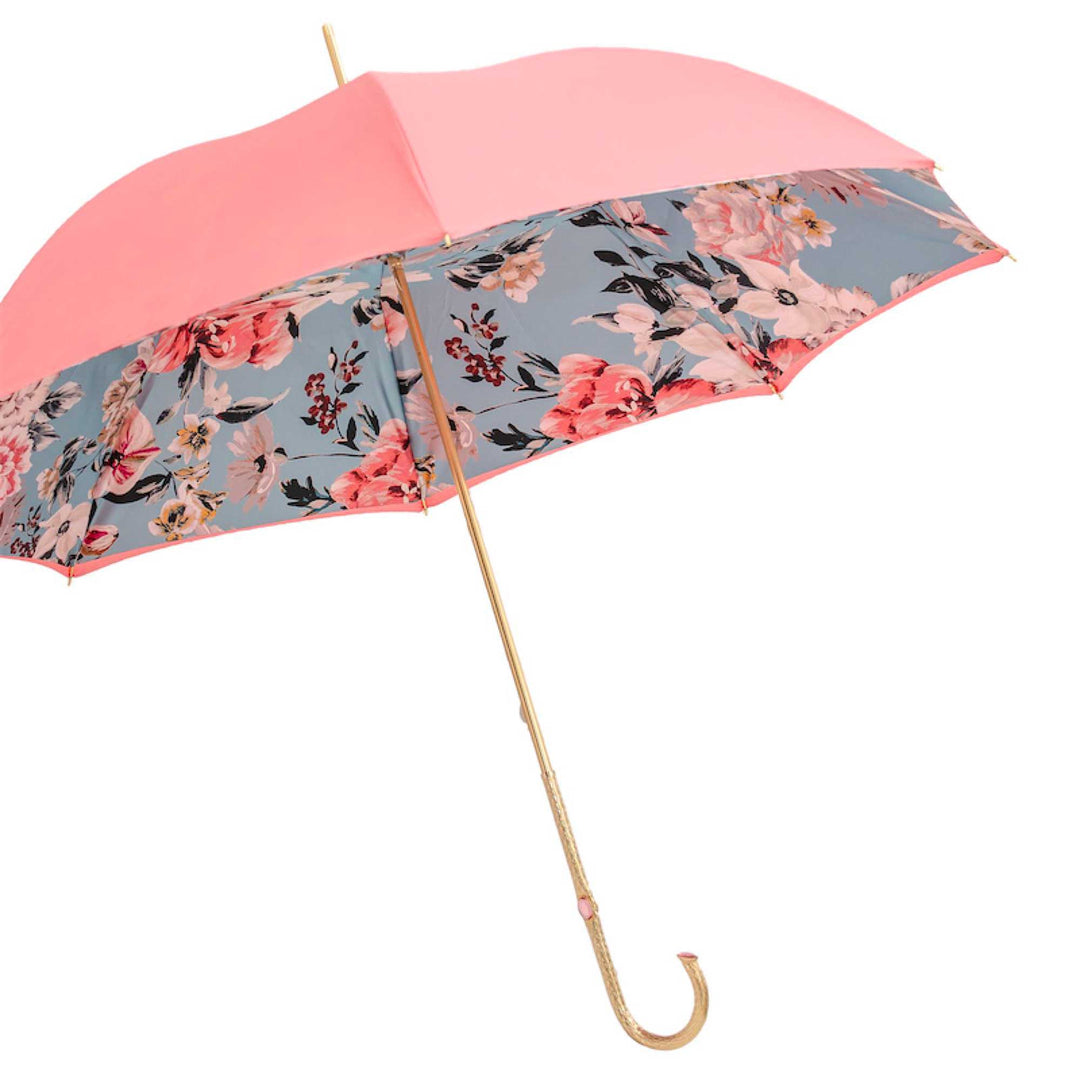 Umbrella PINK WITH FLOWER by Pasotti 07
