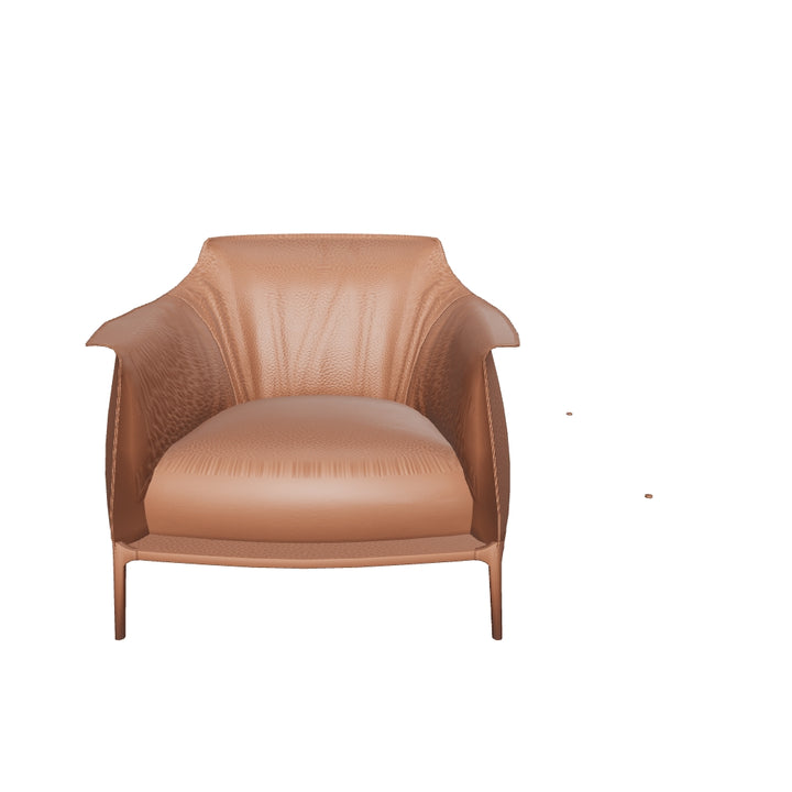 Leather Armchair ARCHIBALD by Jean-Marie Massaud for Poltrona Frau 06