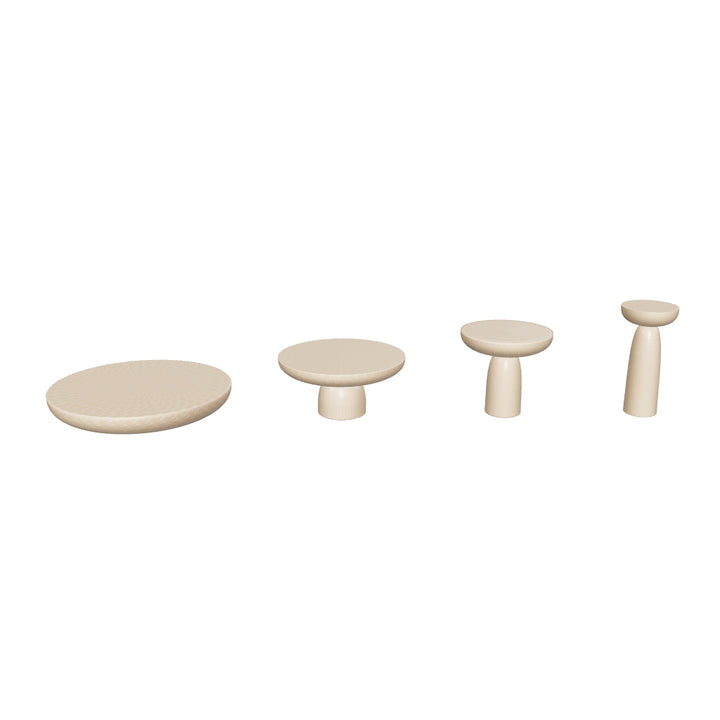 Coffee Table OLO Ivory by Antonio Facco for Mogg 3