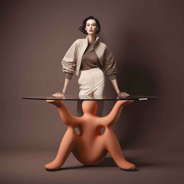 Round Dining Table HELPYOURSELF TABLE by Philippe Starck for Qeeboo 02