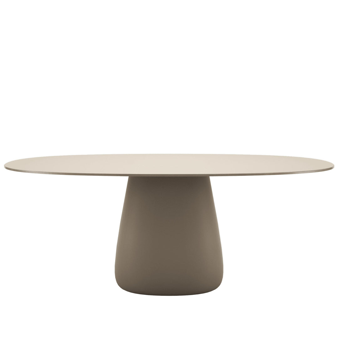 Oval Dining Table COBBLE by Elisa Giovannoni for Qeeboo 16