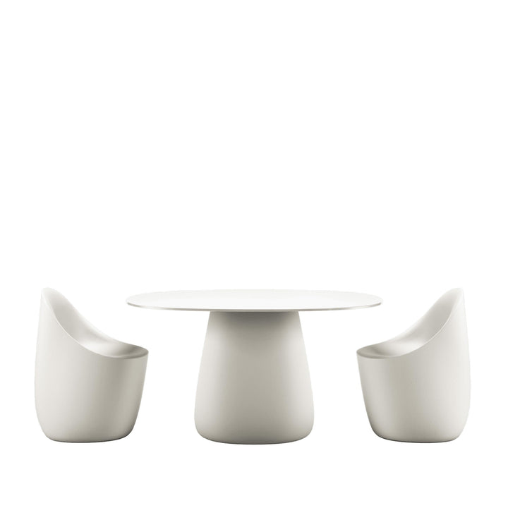 Oval Dining Table COBBLE by Elisa Giovannoni for Qeeboo 39