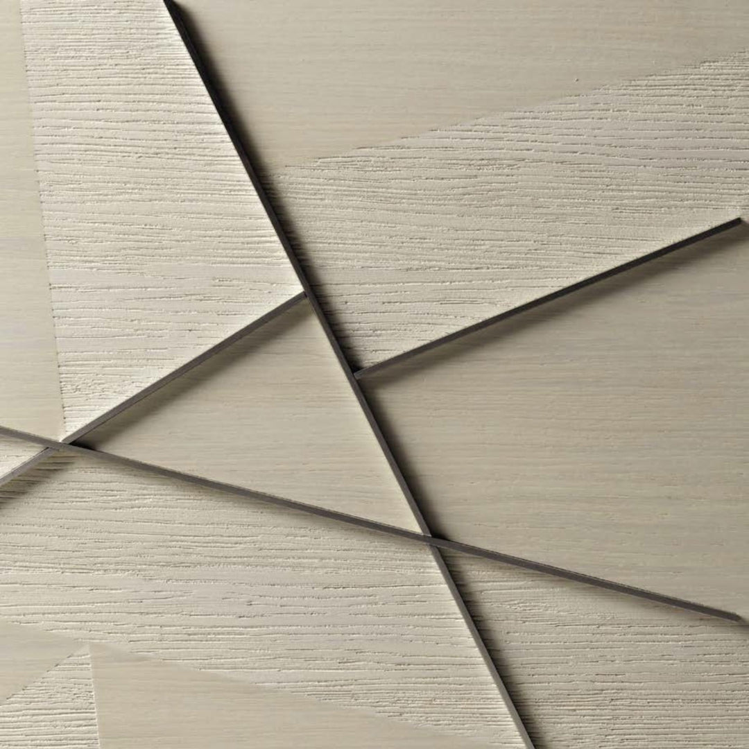 Grå valnötsträ skänk MATERIA Geometria dörrar av Dale Italia