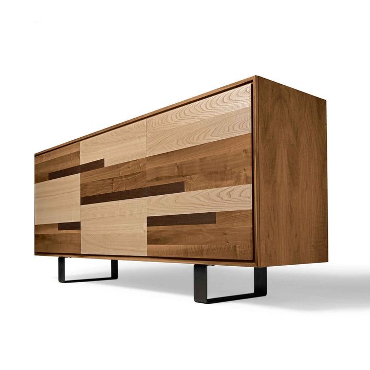 Credenza in Legno di Noce MATERIA Ante Natura di Dale Italia