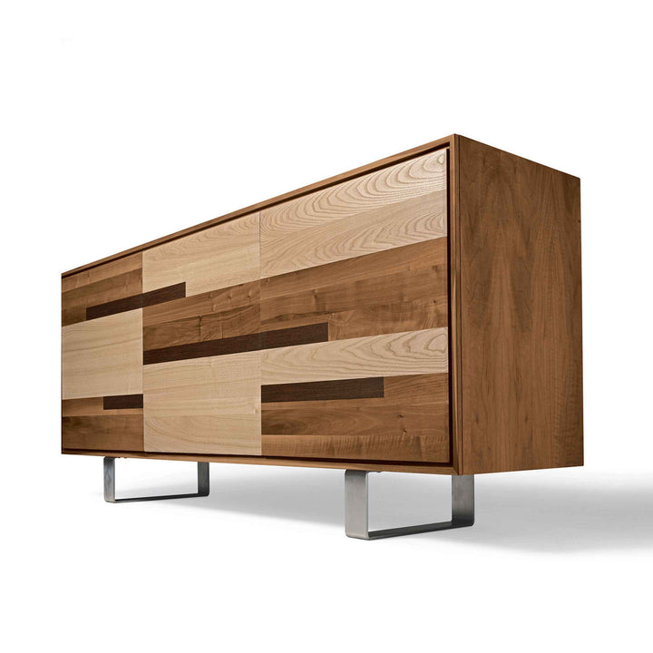 Credenza in Legno di Noce MATERIA Ante Natura di Dale Italia
