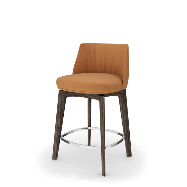 Swivel Stool ARCHIBALD by Jean-Marie Massaud for Poltrona Frau