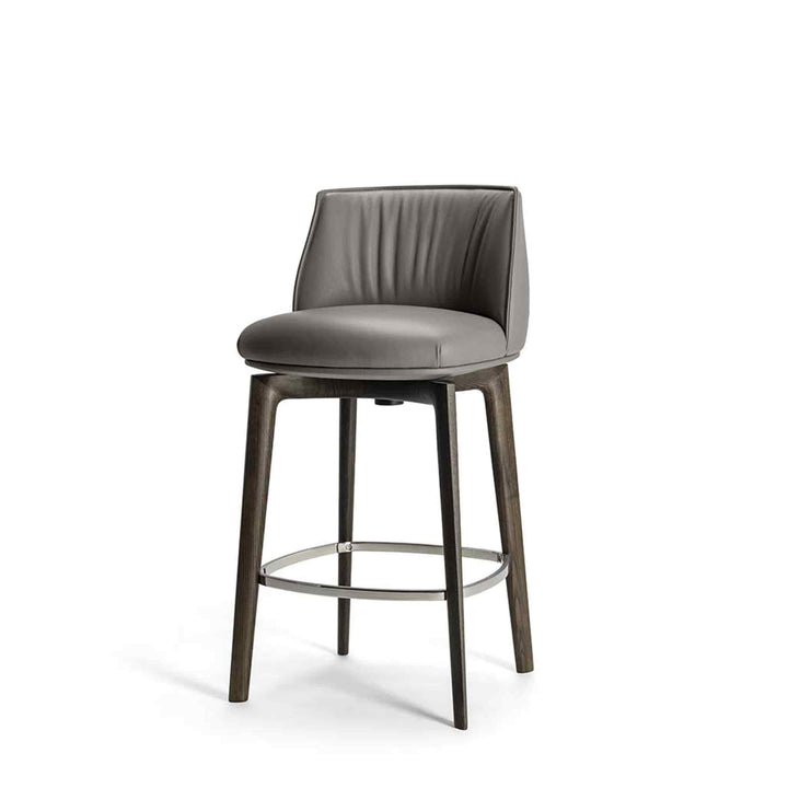 Swivel Stool ARCHIBALD by Jean-Marie Massaud for Poltrona Frau