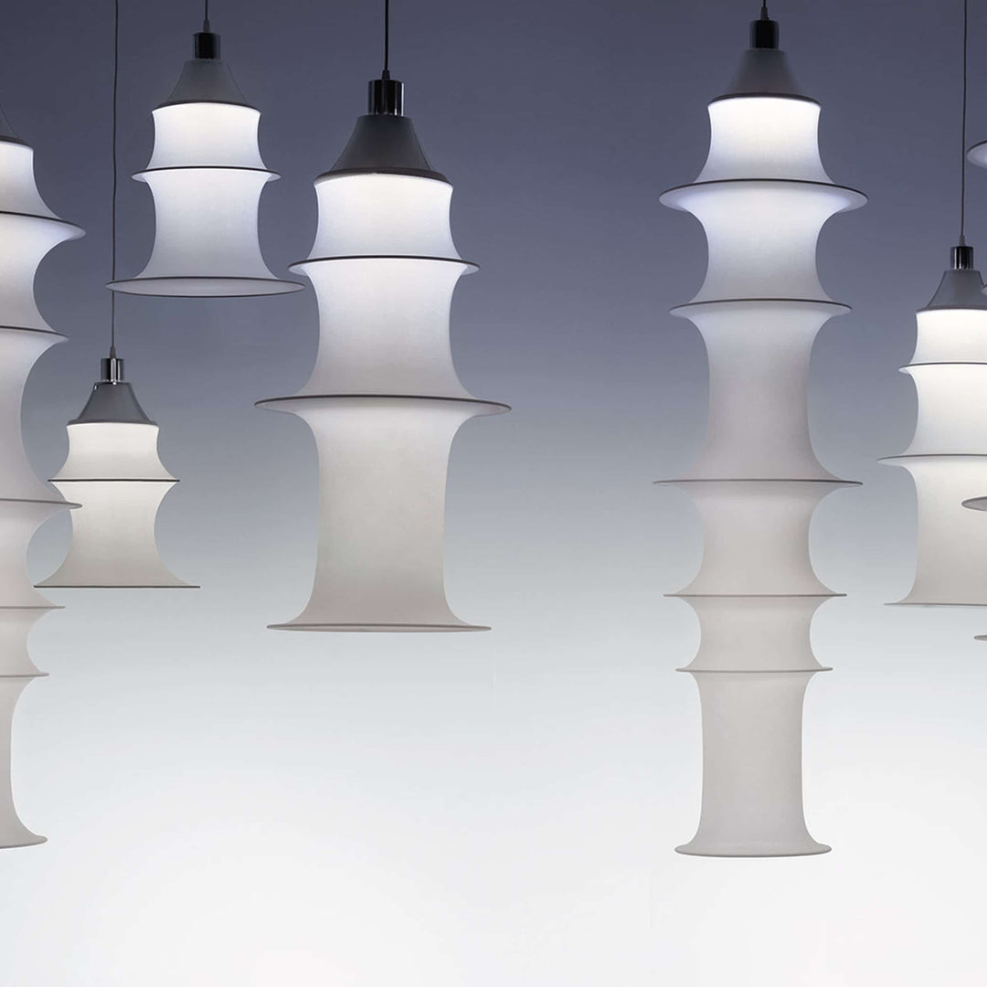 Lampa wisząca FALKLAND projektu Bruno Munari dla Artemide