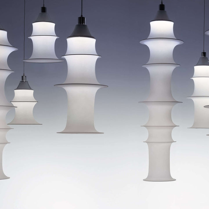 Lampa wisząca FALKLAND projektu Bruno Munari dla Artemide