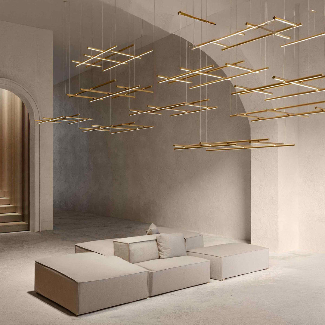 Lampe suspension en aluminium HILOW par Mathaeus Thun Hohenstein pour Panzeri