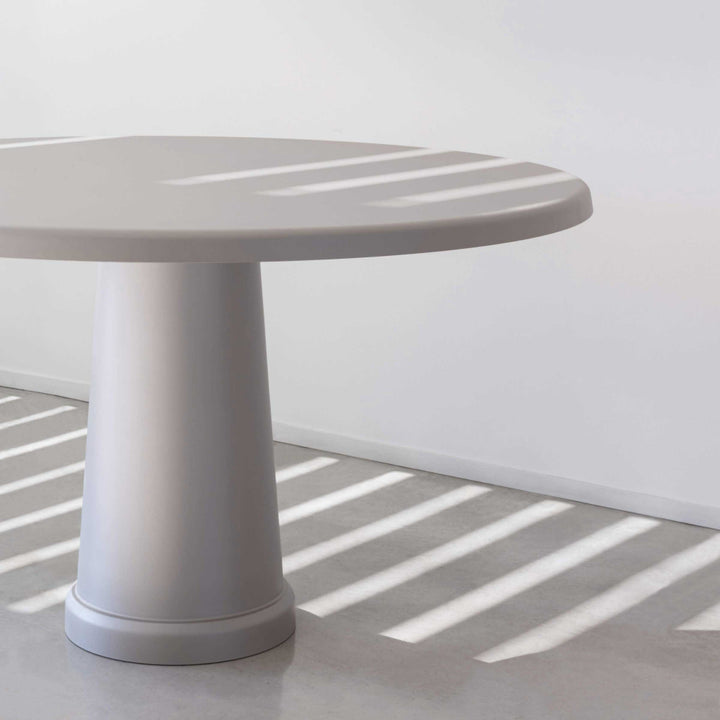 Grey All Round dining table by From Industrial Design for Magis, contemporary designer table
