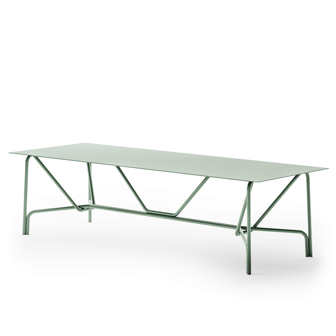Udendørs aluminium bord SALÒ af Matteo Thun og Benedetto Fasciana for Unopiù