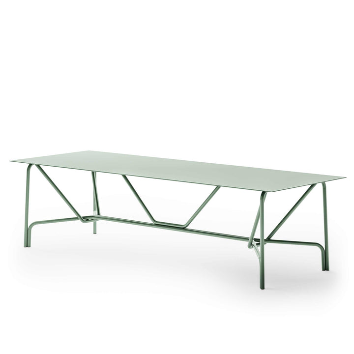 Udendørs aluminium bord SALÒ af Matteo Thun og Benedetto Fasciana for Unopiù