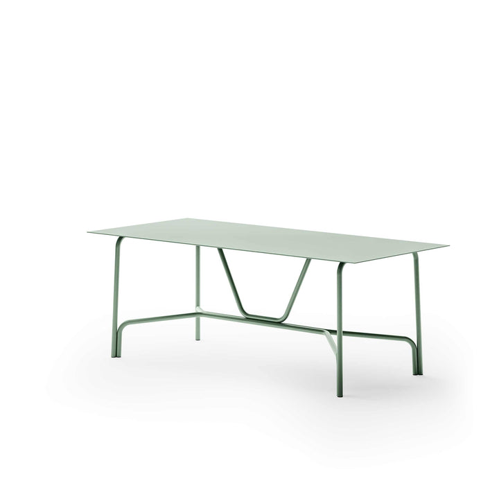 Udendørs aluminium bord SALÒ af Matteo Thun og Benedetto Fasciana for Unopiù