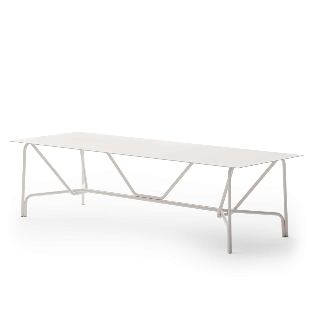 Udendørs aluminium bord SALÒ af Matteo Thun og Benedetto Fasciana for Unopiù