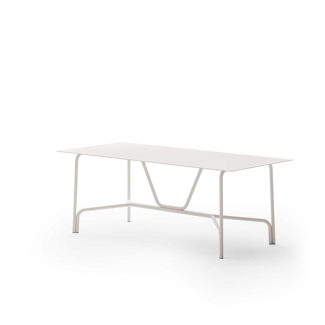 Udendørs aluminium bord SALÒ af Matteo Thun og Benedetto Fasciana for Unopiù