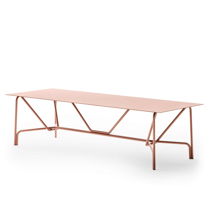 Udendørs aluminium bord SALÒ af Matteo Thun og Benedetto Fasciana for Unopiù
