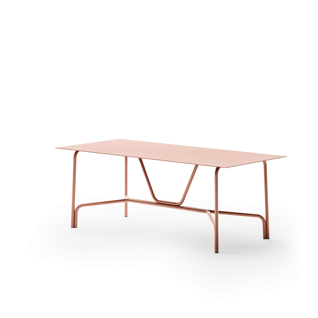 Udendørs aluminium bord SALÒ af Matteo Thun og Benedetto Fasciana for Unopiù