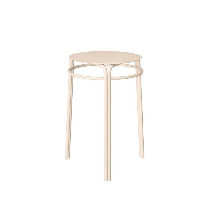 Salò high outdoor table by Unopiù, minimalist Italian design with clean lines, durable materials