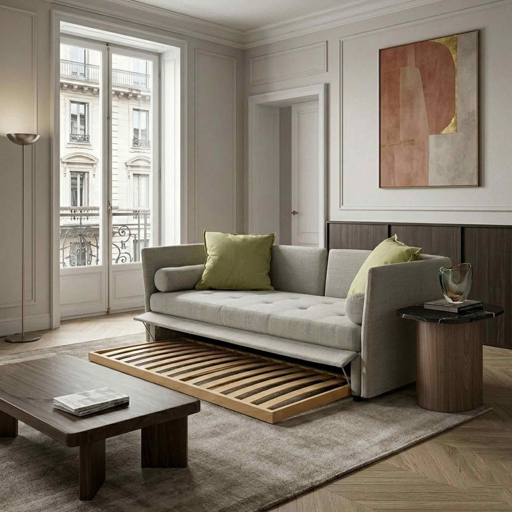 Trundle Bed isolotto by Orizzonti Design Center for Horm, with Coffe Table marina by Renato Zamberlan for Horm