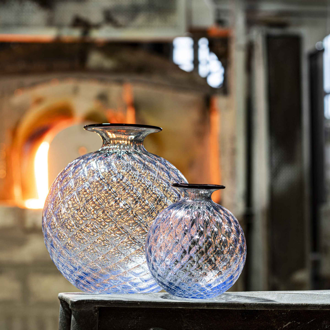 Murano Glass Vase MONOFIORE BALLOTON by Venini -  2