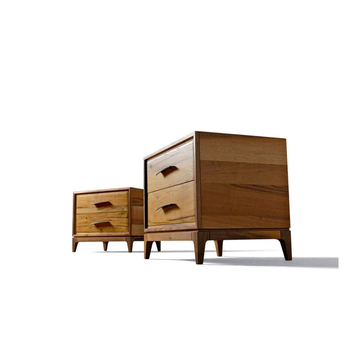 Walnut Wood Bedside Table VELO by Dale Italia 4
