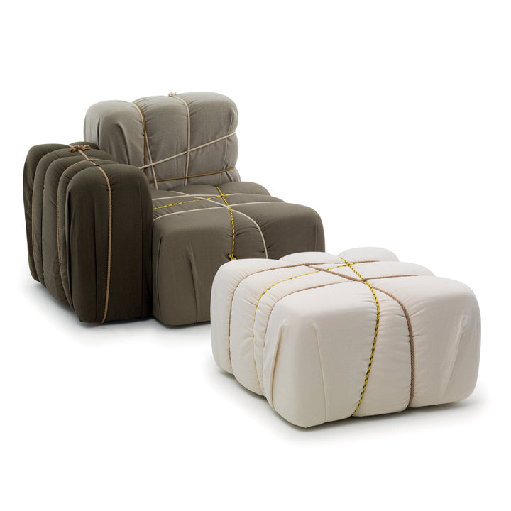 Padded Armchair CONTROPAKKO by Marcantonio 02