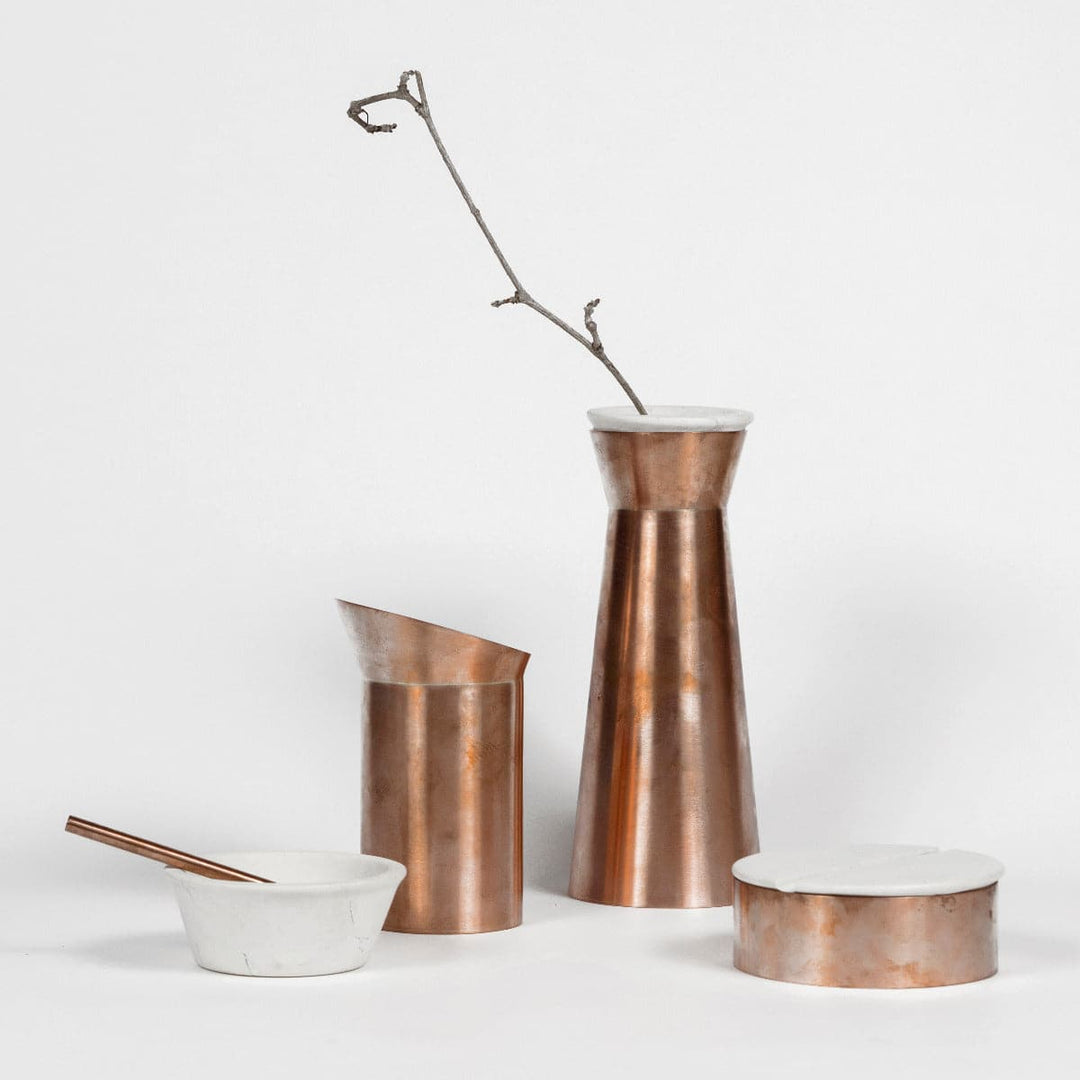 Copper Rice Container RITUALI Medium 05