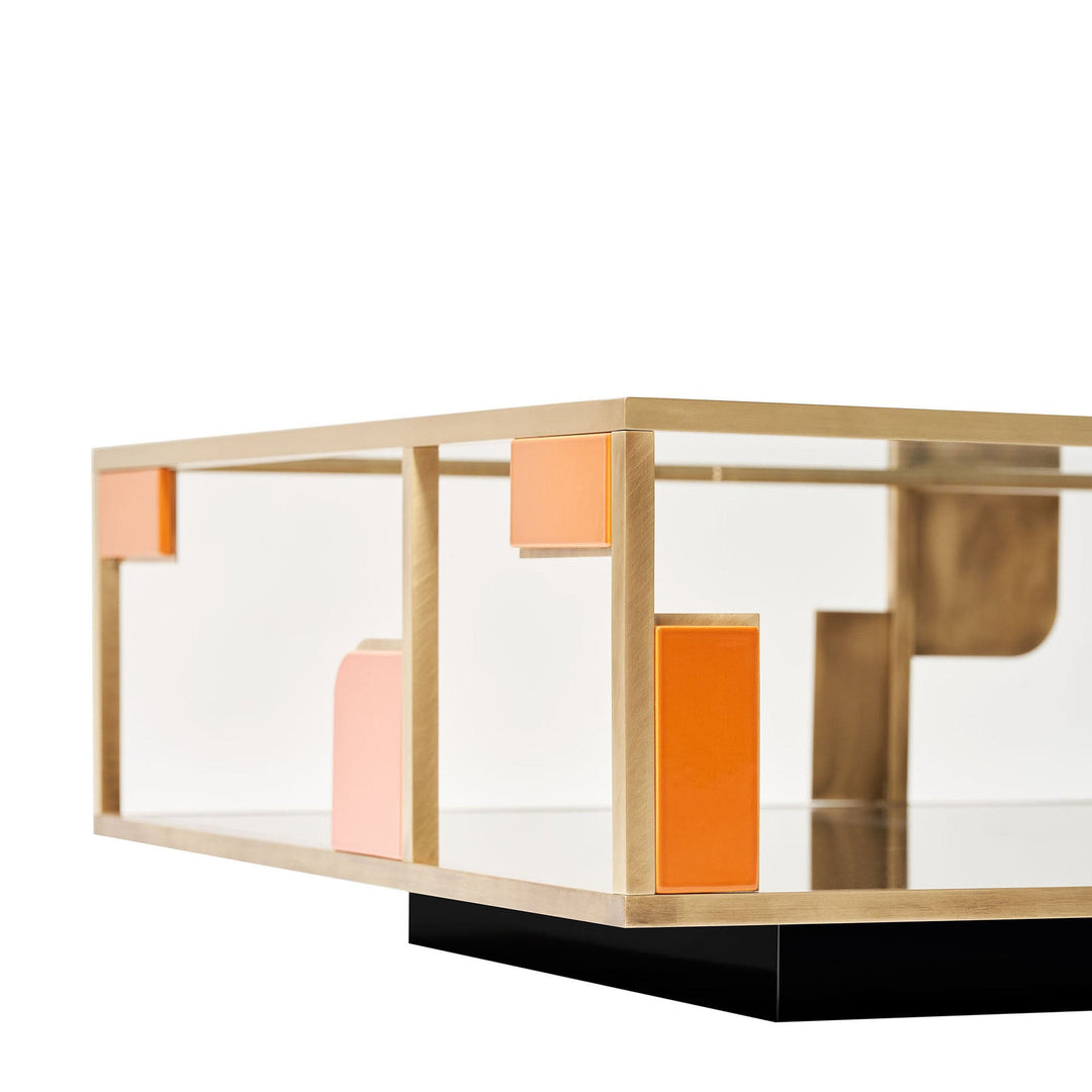 Square Coffee Table SUNSET by La Récréation - P.Angelo Orecchioni Arch. 04