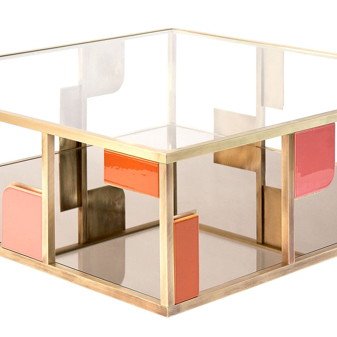 Square Coffee Table SUNSET by La Récréation - P.Angelo Orecchioni Arch. 06