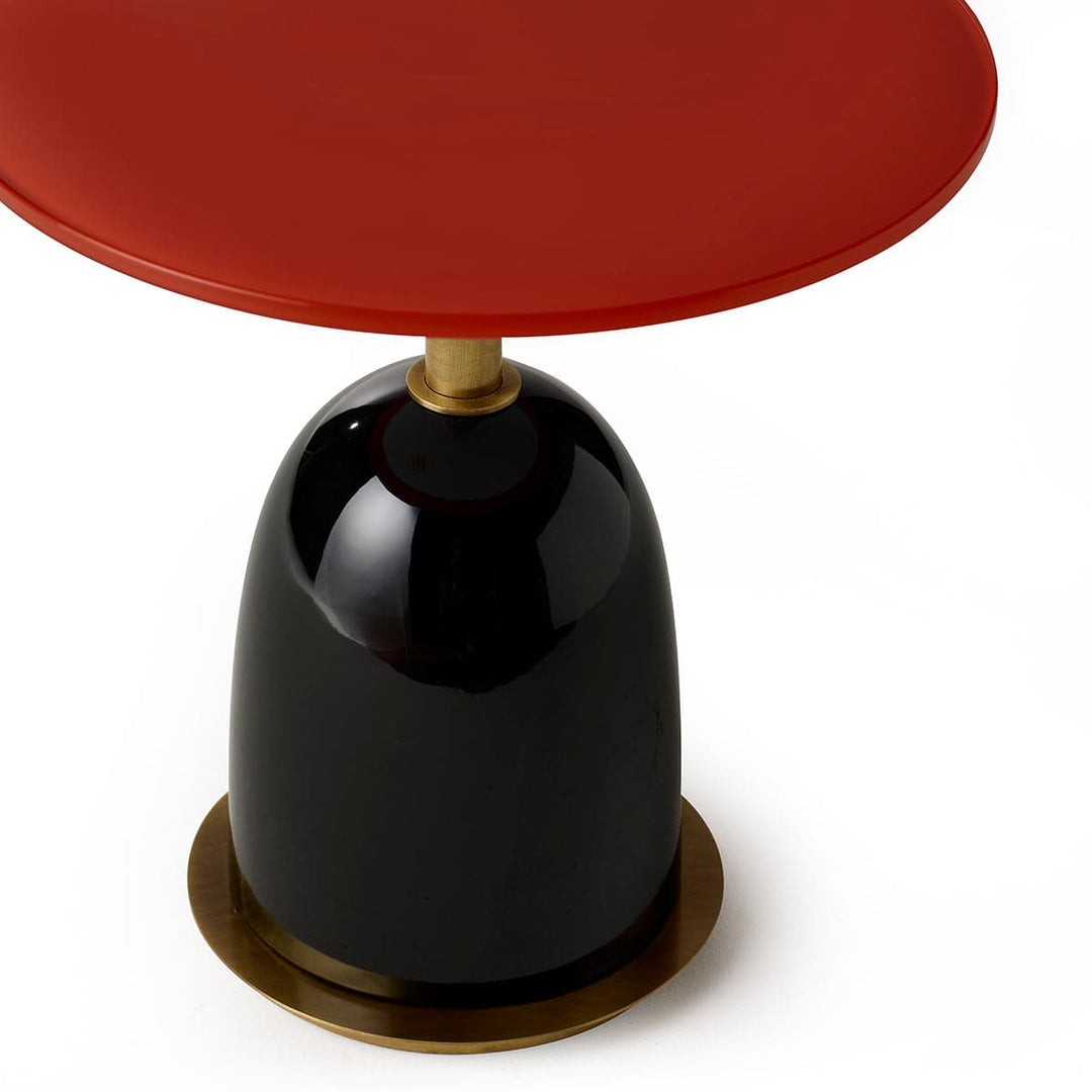 Side Table PINS by La Récréation - P.Angelo Orecchioni Arch. - Black and Red 02