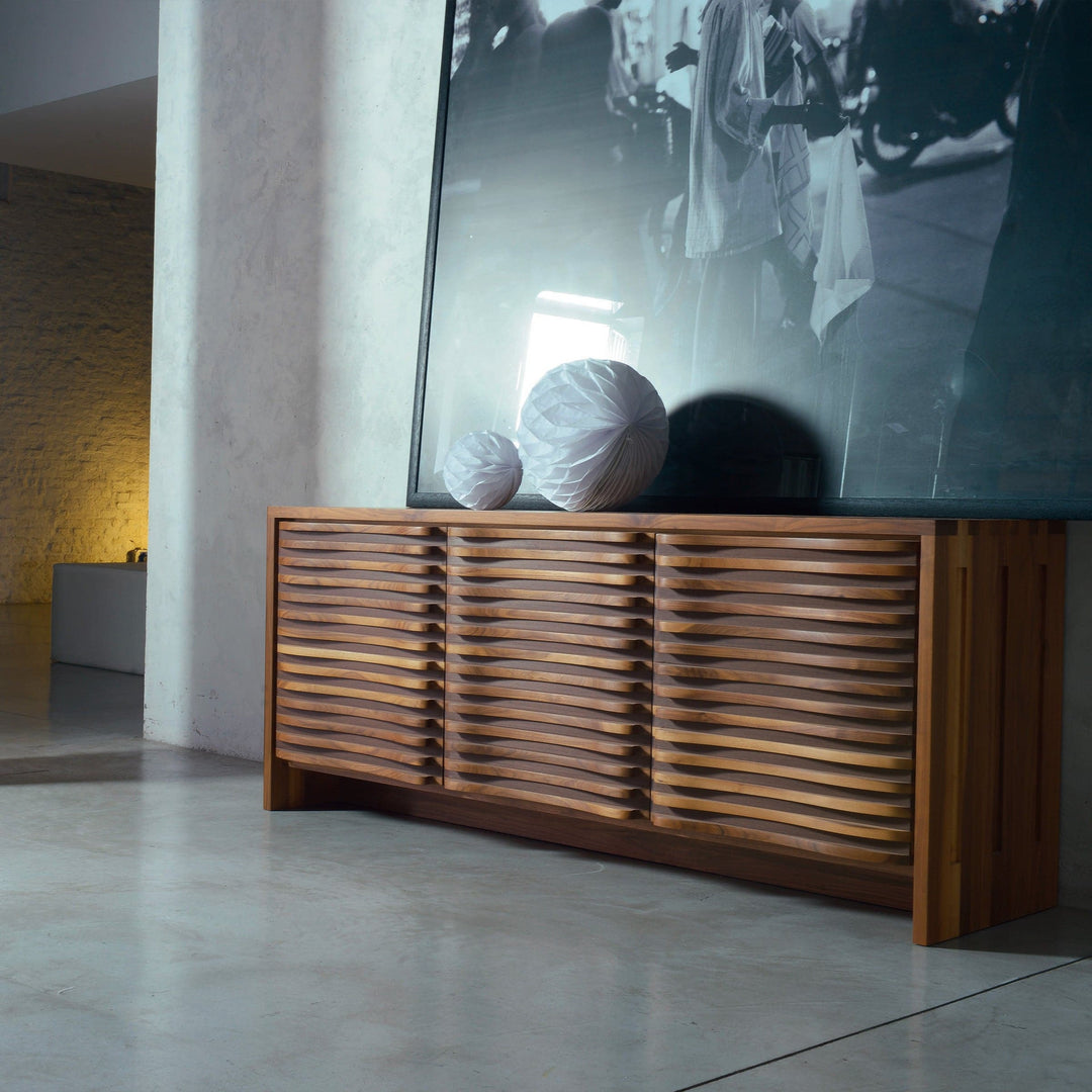 Walnut Wood Sideboard SINUO 02