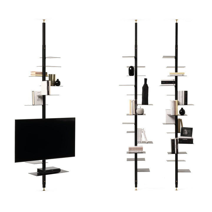 Bookshelf ADELAIDE TV METAL by Claudio Bitetti 02