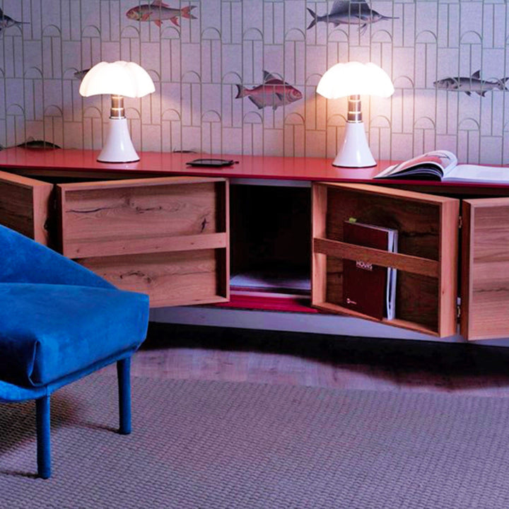Table LED Lamp PIPISTRELLO MEDIO 50-62 cm by Gae Aulenti 07