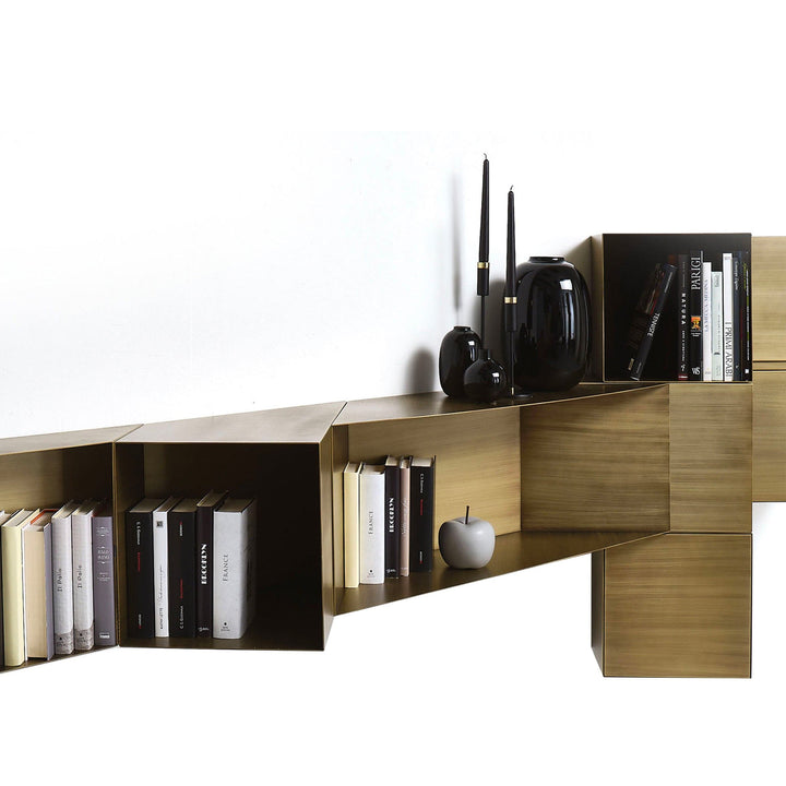Wall-Mounted Metal Storage Unit CELLULA 7 by Studio PANG 03