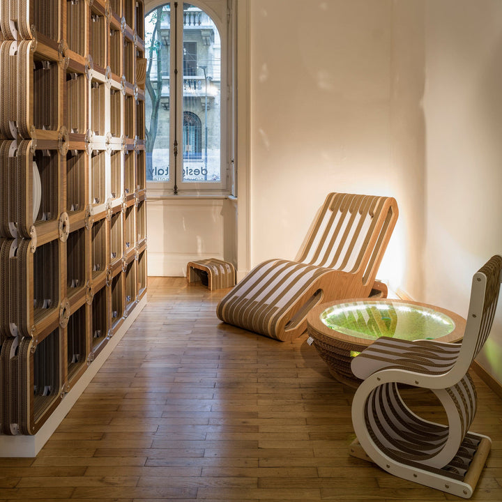 Modular Cardboard Bookshelf MORE LIGHT 04