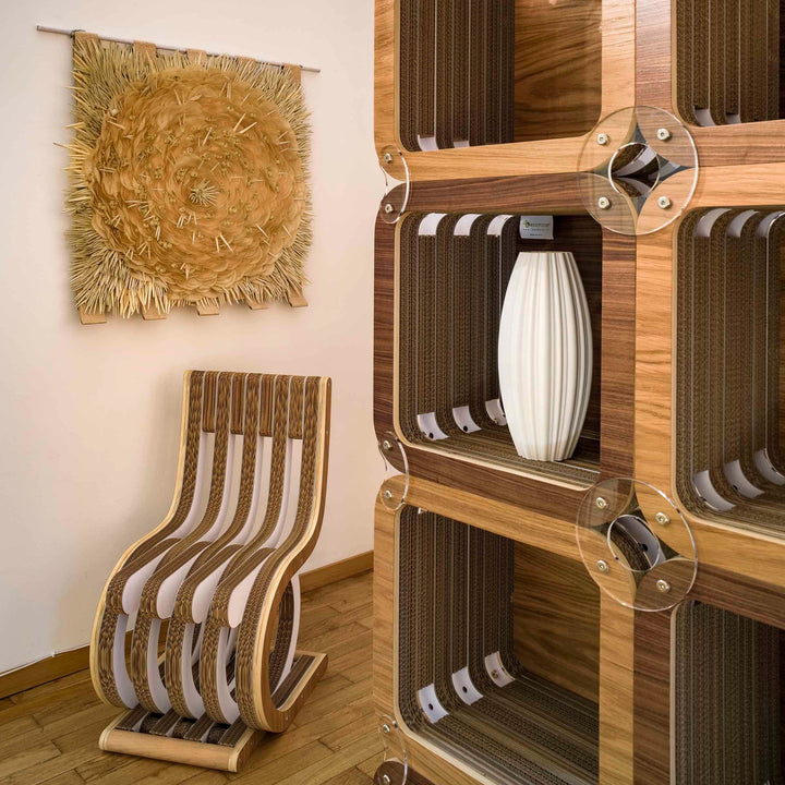 Modular Cardboard Bookshelf MORE LIGHT 05