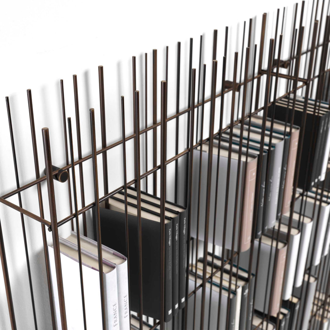 Metal Bookshelf METRICA by Ctrizak 02