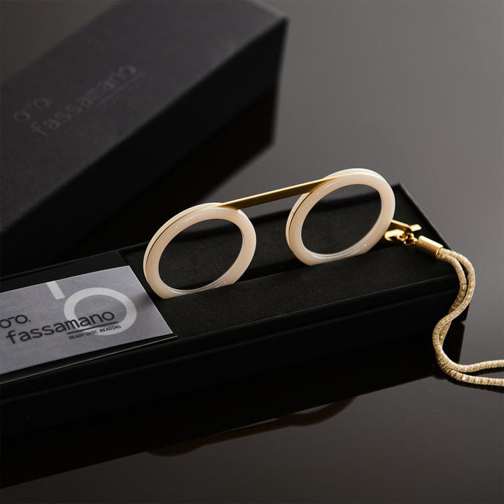 Reading Glasses HAVANA Gold 06