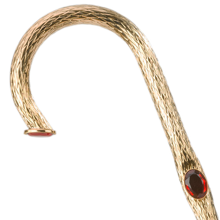 Umbrella FLOWER INSIDE with Jewelled Brass Handle 03
