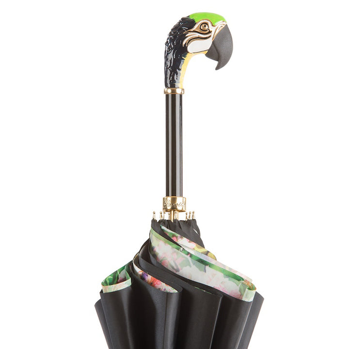 Umbrella PARROT with Enameled Brass Handle 07
