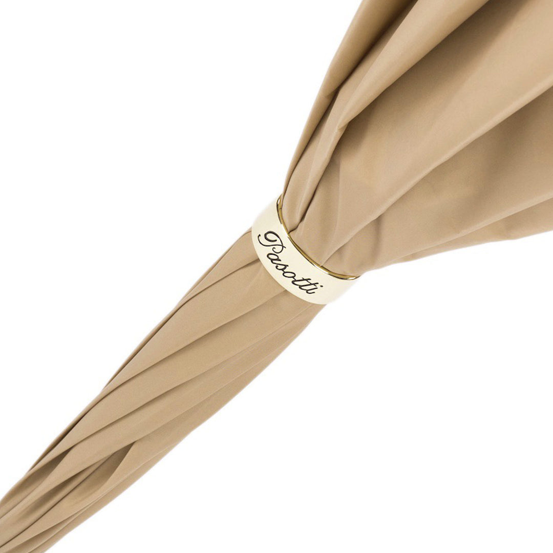 Umbrella CLASSIC BEIGE with Jewelled Handle 09