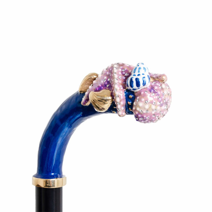 Umbrella STARFISH with Enameled Brass Handle 03