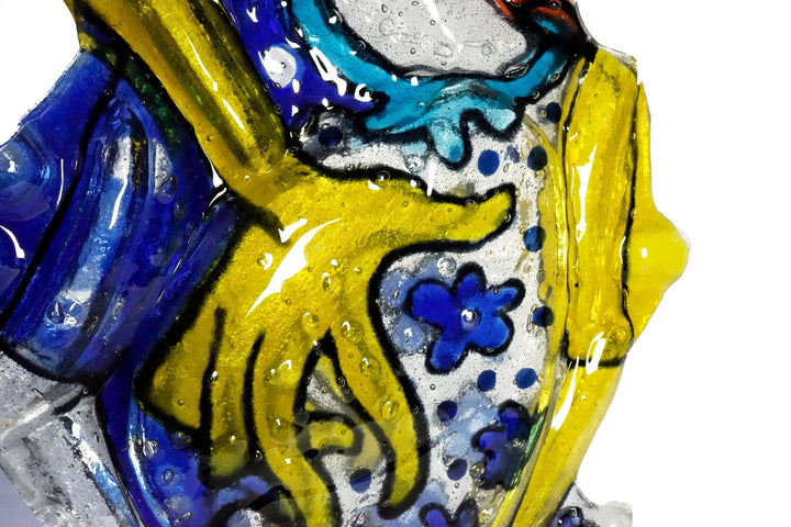 Glass Sculpture MATERINITA' by Silvio Vigliaturo - Unique Piece 06