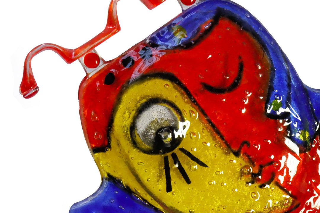 Glass Sculpture VIBRAZIONI MUSICALI_CHITARRA by Silvio Vigliaturo - Unique Piece 04