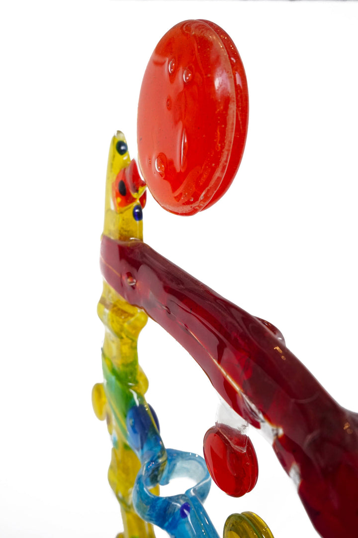 Glass Sculpture VIBRAZIONI MARINE by Silvio Vigliaturo - Unique Piece 02