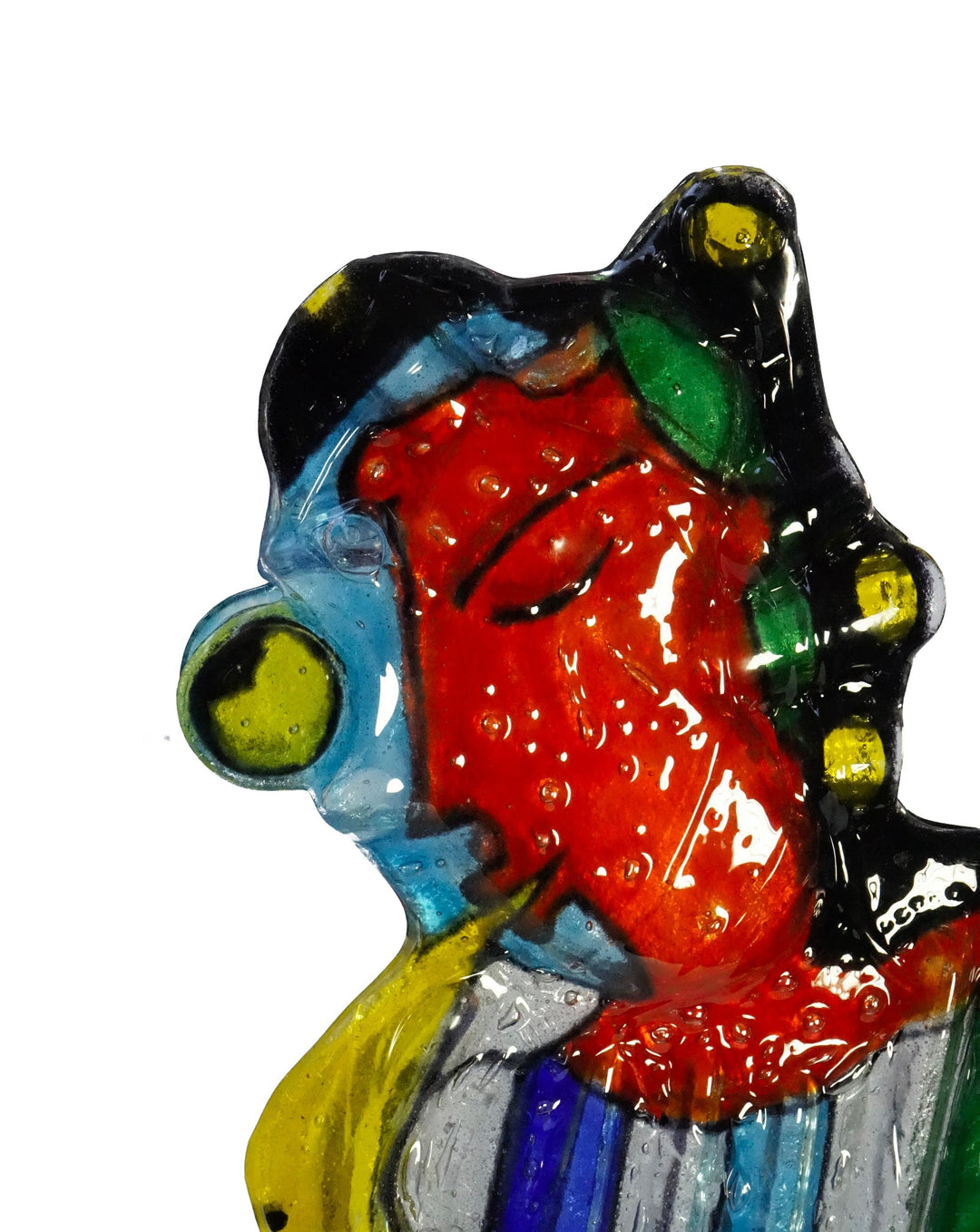 Glass Sculpture VIBRAZIONI MUSICALI_SAX by Silvio Vigliaturo - Unique Piece 05