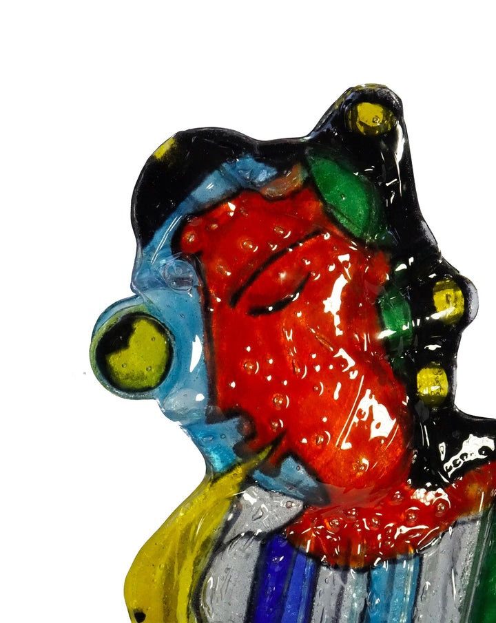 Glass Sculpture VIBRAZIONI MUSICALI_SAX by Silvio Vigliaturo - Unique Piece 05